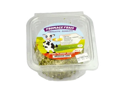Fromage Frais Ciboulette/Echalote 180g